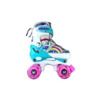 Patines 4 Ruedas Artisticos Ajustables Kit Onwheels Celeste
