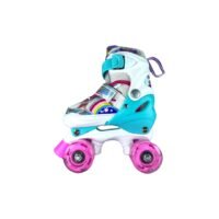 Patines 4 Ruedas Artisticos Ajustables Kit Onwheels Celeste