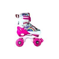 Patines 4 Ruedas Artisticos Ajustables Kit Onwheels Rosa