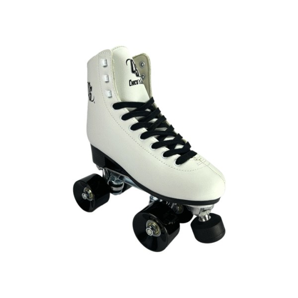 Patines 4 Ruedas Artisticos Chicos Skate Aluminio Blanco
