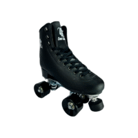 Patines 4 Ruedas Artisticos Chicos Skate Aluminio Negro