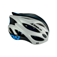 Casco Para Patinaje Y Ciclismo Profesional Ajustable Armor Con Luces Azul