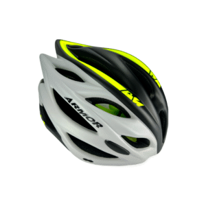 Casco Para Patinaje Y Ciclismo Profesional Ajustable Armor Con Luces Verde