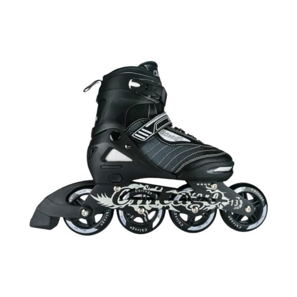 Patines En Linea Ajustables Combo Chicago Best Negro