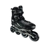 Patines En Linea Ajustables Combo Canariam Black Magic Negro