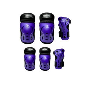 Protecciones Para Patinaje Semiprofesionales Chicos Skate Moradas
