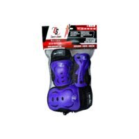 Combo Protecciones De Patinaje Twister Morado