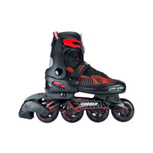 Patines En Linea Ajustables Cougar MZS833HQ Rojo