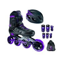 IMG_1395 Patines En Linea Ajustables Combo Roller Skate Morado