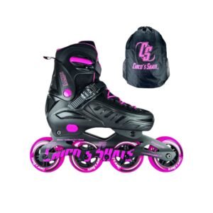 Patines En Linea Ajustables Roller Skate Fucsia