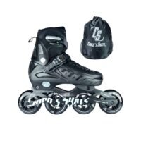 Patines En Linea Ajustables Roller Skate Gris
