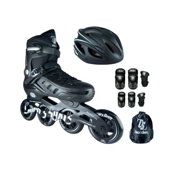 Patines En Linea Ajustables Combo Roller Skate Gris