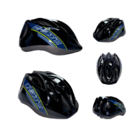 KIT C Patines En Linea Ajustables Kit Chicos Skate Negro