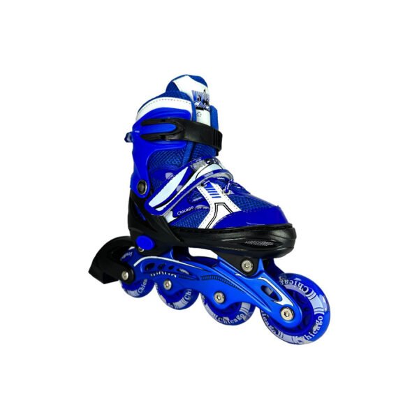 Patines En Linea Ajustables Kit Chicago Azul