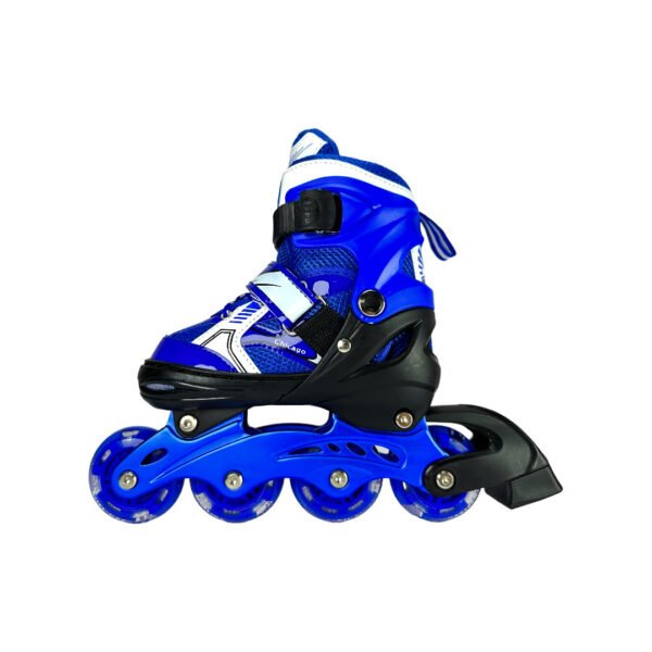 Patines En Linea Ajustables Kit Chicago Azul