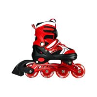 Patines En Linea Ajustables Kit Chicago Rojo