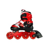 Patines En Linea Ajustables Kit Chicago Rojo