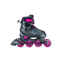 Patines En Linea Ajustables Kit Chicos Skate Fucsia