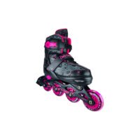 Patines En Linea Ajustables Kit Chicos Skate Fucsia