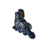 Patines En Linea Ajustables Kit Chicos Skate Negro