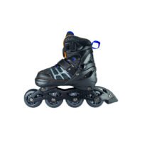 Patines En Linea Ajustables Kit Chicos Skate Negro