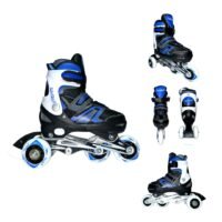 Patines En Linea Ajustables Kit Blades Azul
