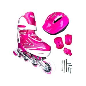 Patines En Linea Ajustables Kit Blades Fucsia