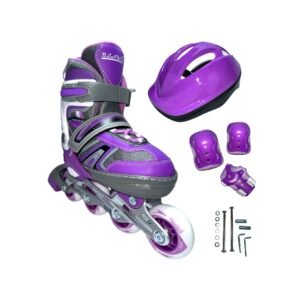 Patines En Linea Ajustables Kit Blades Morado