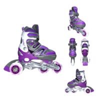 Patines En Linea Ajustables Kit Blades Morado