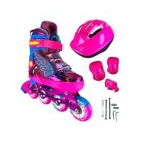 Patines En Linea Ajustables Kit Luna Luces