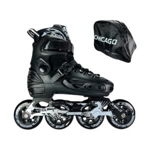 Patines En Linea Ajustables Chicago Magic Negro