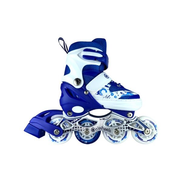 Patines En Linea Ajustables Kit Onwheels Azul