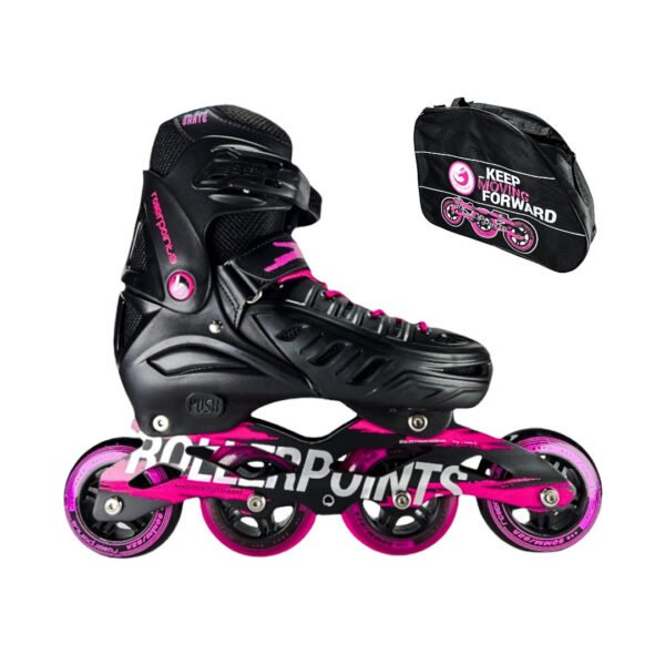 Patines En Linea Ajustables Roller Points Fucsia