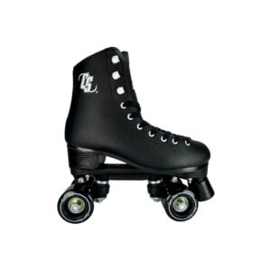 Patines 4 Ruedas Artisticos Chicos Skate Polimero Negro