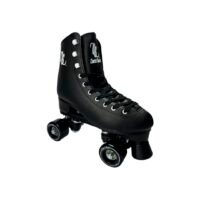 Patines 4 Ruedas Artisticos Chicos Skate Polimero Negro