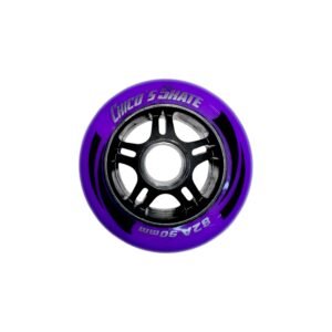 Ruedas Para Patines En Linea De Goma Semiprofesionales Chicos Skate Moradas