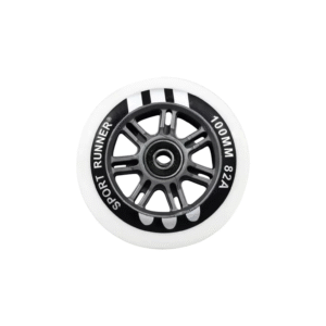 Ruedas Para Patines En Linea De Goma Semiprofesionales Sport Runner Blancas