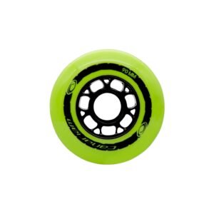 Ruedas Para Patines En Linea De Goma Profesionales Canariam Neo Verdes