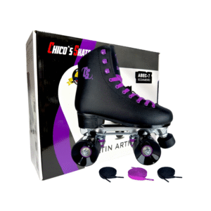 Photoroom_20250903_122933 Patines 4 Ruedas Artisticos Chicos Skate Aluminio Morado