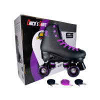 Photoroom_20250903_123716 Patines 4 Ruedas Artisticos Chicos Skate Polimero Morado