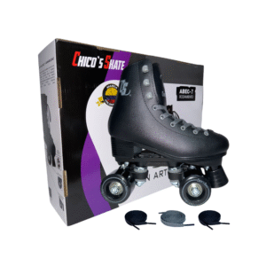 Photoroom_20250903_123816 Patines 4 Ruedas Artisticos Chicos Skate Polimero Gris