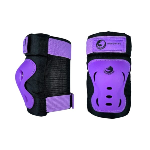 Combo Protecciones De Patinaje Roller Points Lila