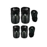 Combo Protecciones De Patinaje Roller Points Negro