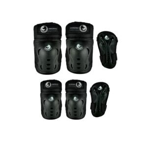 Protecciones Para Patinaje Semiprofesionales Roller Points Negras