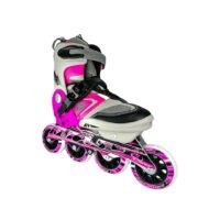 Patines En Linea Ajustables Combo Canariam Speed Bolt Fucsia