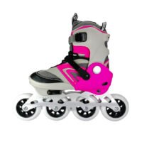 Patines En Linea Ajustables Combo Canariam Speed Bolt Fucsia