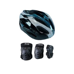 Combo Protecciones De Patinaje Sport Balance Gris
