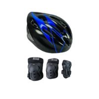 Combo Protecciones De Patinaje Basic Aerodynamic Azul