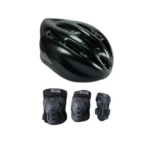 Combo Protecciones De Patinaje Basic Aerodynamic Negro