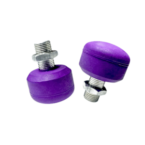 Par De Frenos Patines 4 Ruedas Artisticos En Goma Morado